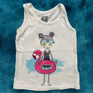 Gap Toddler Girl Graphic Tank Top Size 3 Years